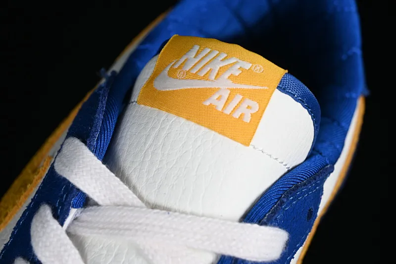 All categories Air Jordan Jordan series basketball shoes Air Jordan 1 Low Z version Air Jordan 1 Low AJ1 Joe 1 white blue yellow hook burst pattern low-top cultural and leisure sports sneakers DZ0792-103